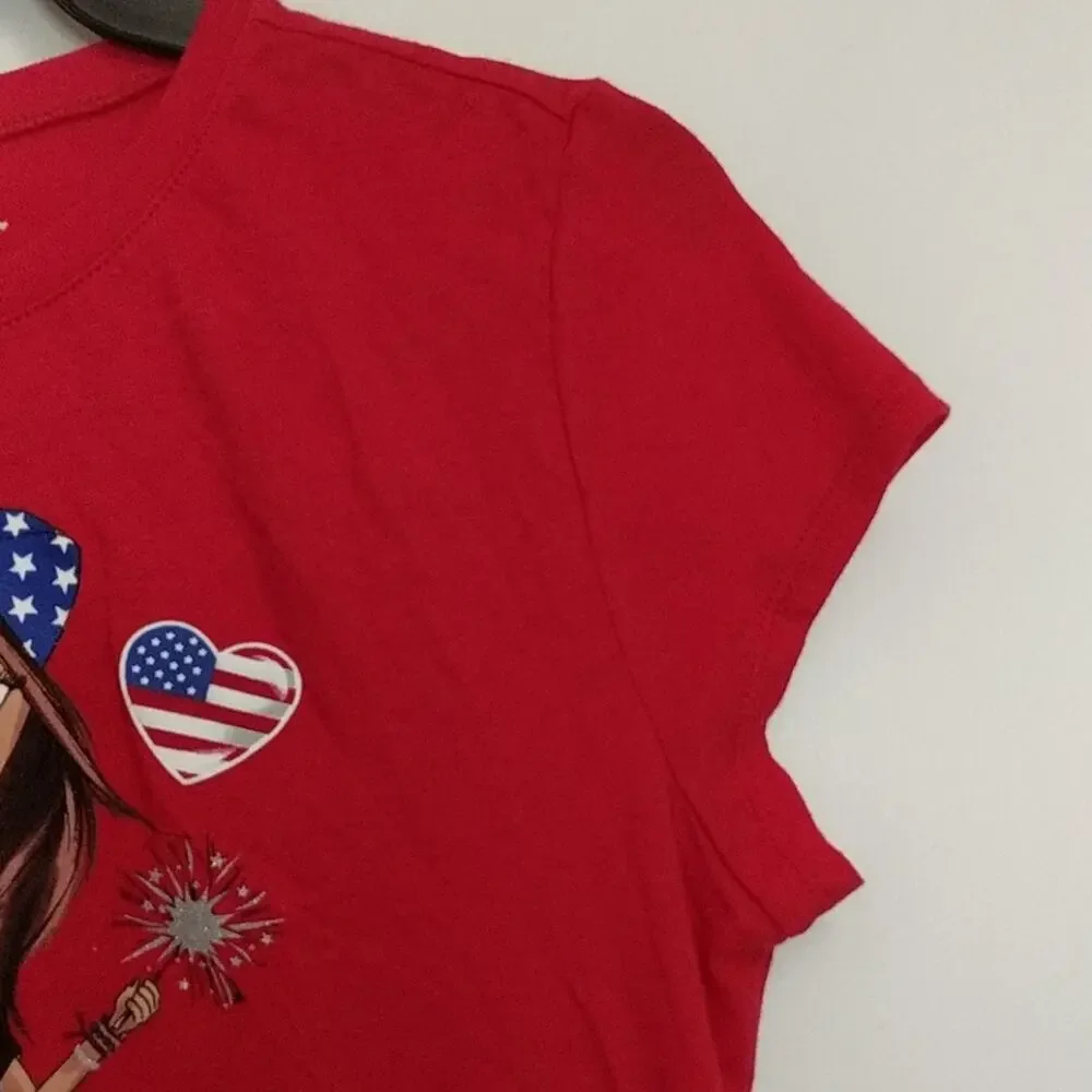 NEW THE CHILDREN'S PLACE Patriotic USA Flag Tee 16